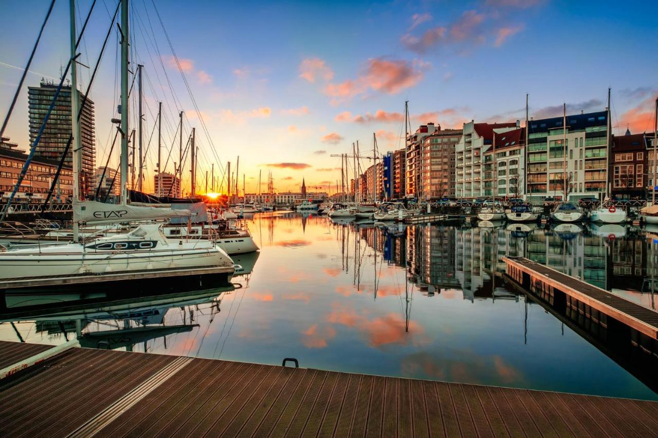 Ferienwohnung Studio Met Groot Zonneterras Centrum Oostende Exterior foto